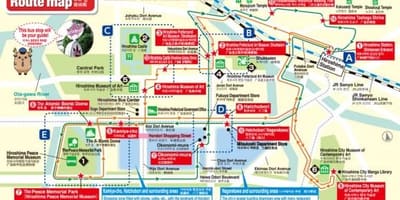 Карта клен петли Хиросима